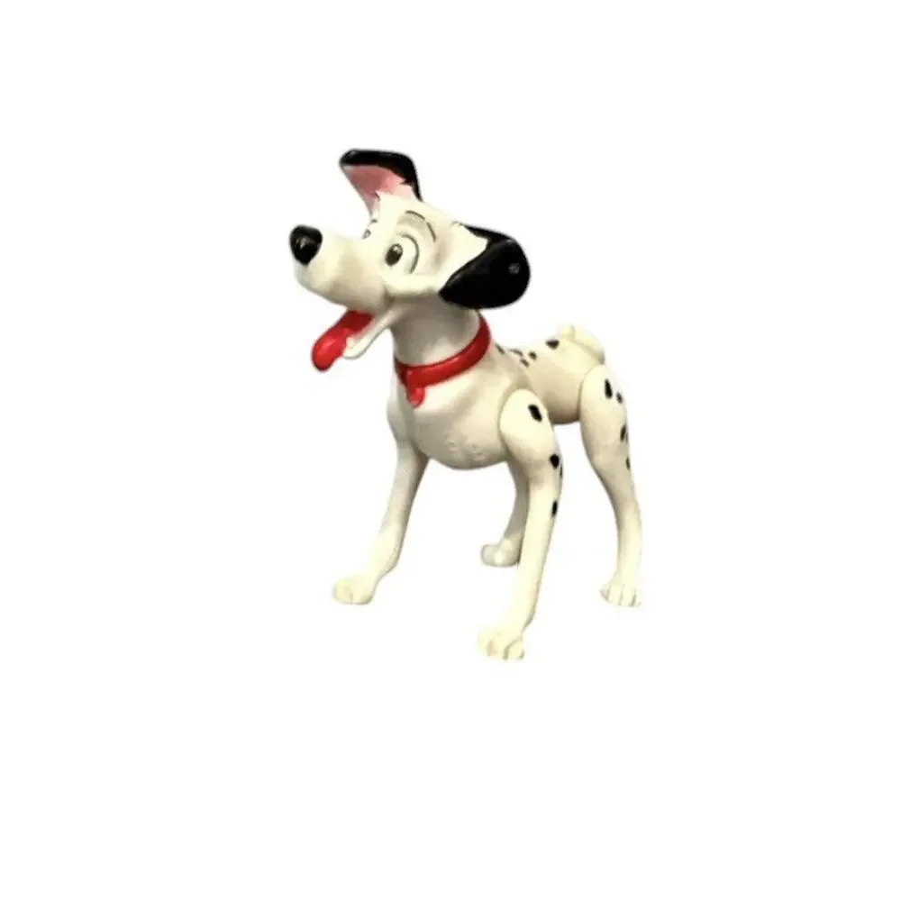 Vintage Disney 101 Dalmatians Pongo PVC Dog Red Collar Figure 3 Inch Jointed…17